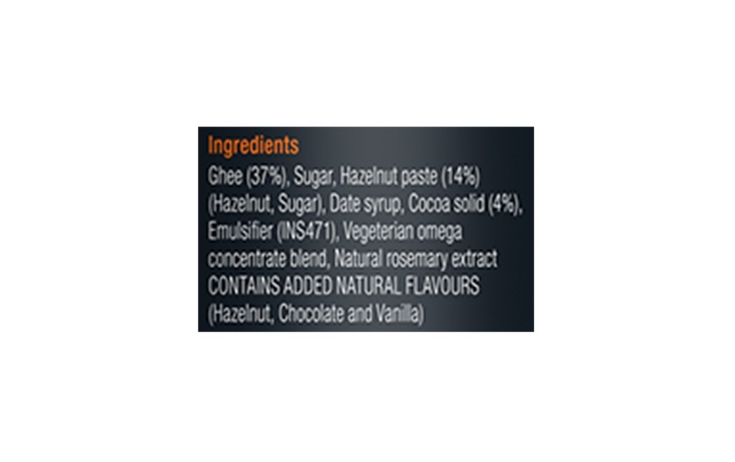 Epigamia Spreads Made From Ghee chocolate hazelnut   Plastic Jar  250 grams